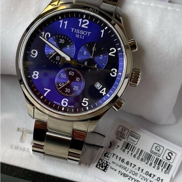 SOLD /Tissot Chronograph XL Classic
Case Size: 45mm
 Sapphire Crystal
Swiss Made - Picture 8 of 11